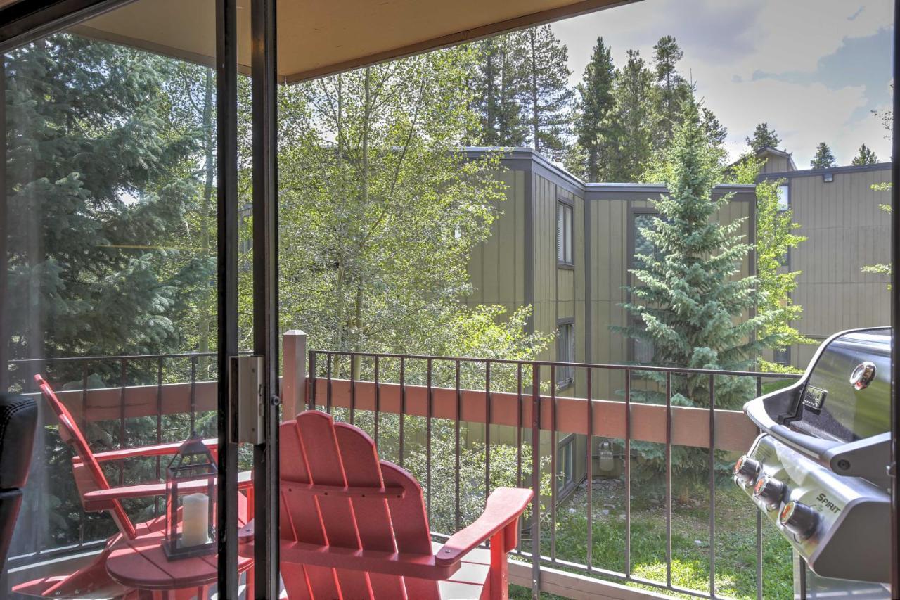 Breckenridge Condo With Balcony Walk To Ski Resort Bagian luar foto