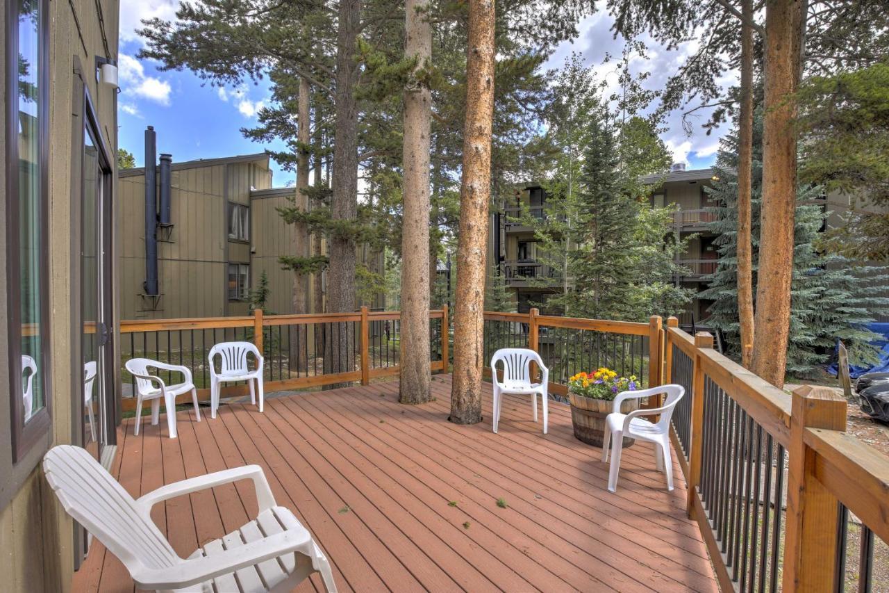 Breckenridge Condo With Balcony Walk To Ski Resort Bagian luar foto